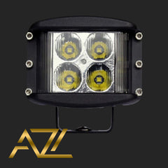 Aurora - 3 Inch LED Cube Light w/Side Shooter Beam