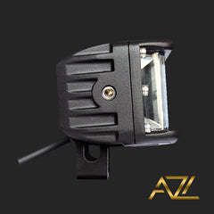 Aurora - 3 Inch LED Cube Light w/Side Shooter Beam