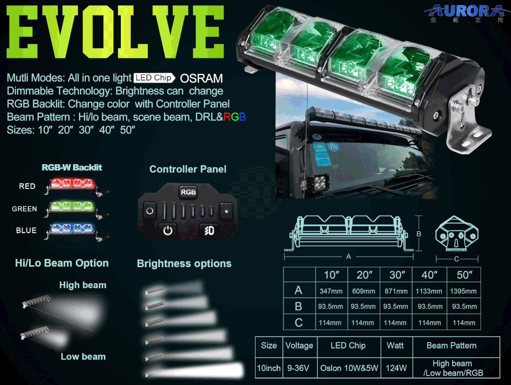 Aurora - 30" EVOLVE LED Bar