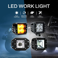 2” 40W LED Work Light